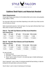 Load image into Gallery viewer, Style Falcon Sublime Shell Digital Sewing Pattern
