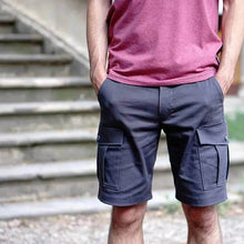 Load image into Gallery viewer, Cargo Shorts sewing pattern Wardrobe By Me
