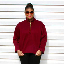 Load image into Gallery viewer, Half zipper sweater Pattern Wardrobe By Me
