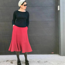 Load image into Gallery viewer, Linea A-line skirt Pattern Wardrobe By Me
