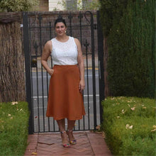 Load image into Gallery viewer, Linea A-line skirt Pattern Wardrobe By Me
