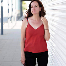 Load image into Gallery viewer, V-neck Camisole sewing pattern Wardrobe By Me
