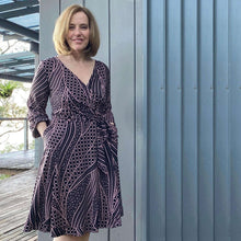 Load image into Gallery viewer, Wanda Wrap Dress Pattern Wardrobe By Me
