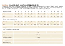 Load image into Gallery viewer, Wilderness pants sewing pattern Wardrobe By Me
