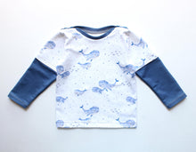 Load image into Gallery viewer, Wave Double Sleeve T-Shirt Pattern
