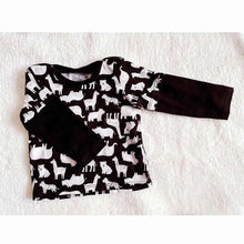 Load image into Gallery viewer, Wave Double Sleeve T-Shirt Pattern
