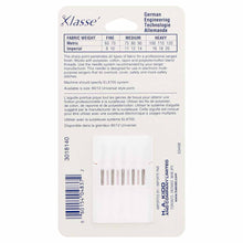 Load image into Gallery viewer, KLASSÉ sewing machine needles- Serger - Size 80/12/ELX705
